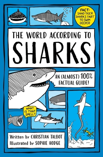 Book cover of The World According to Sharks by Christian Talbot