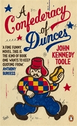 Book cover of A Confederacy of Dunces by John Kennedy Toole
