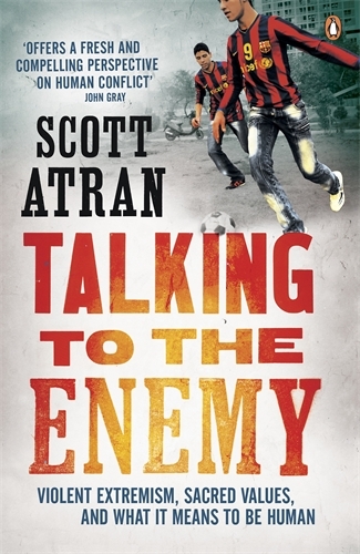 Book cover of Talking to the Enemy by Scott Atran