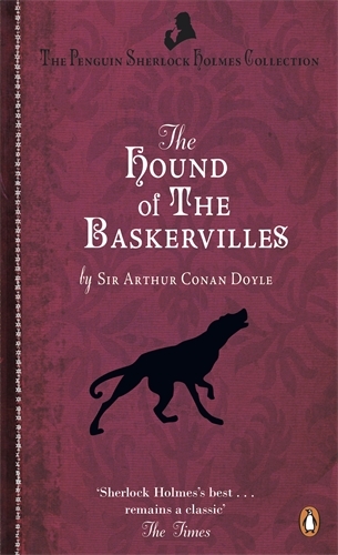 Book cover of The Hound of the Baskervilles by Arthur Conan Doyle