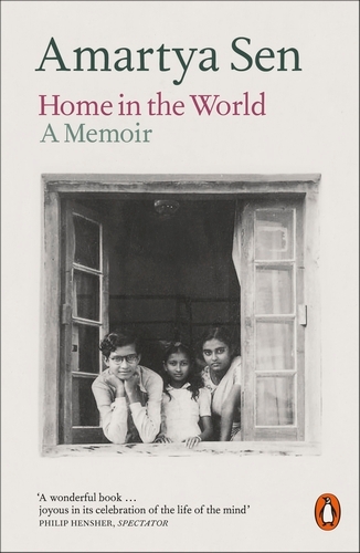 Book cover of Home in the World by Amartya Sen