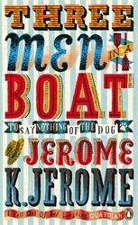 Book cover of Three Men in a Boat by Jerome K Jerome