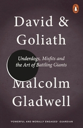 Book cover of David and Goliath by Malcolm Gladwell