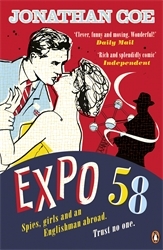 Book cover of Expo 58 by Jonathan Coe