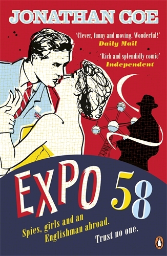 Book cover of Expo 58 by Jonathan Coe