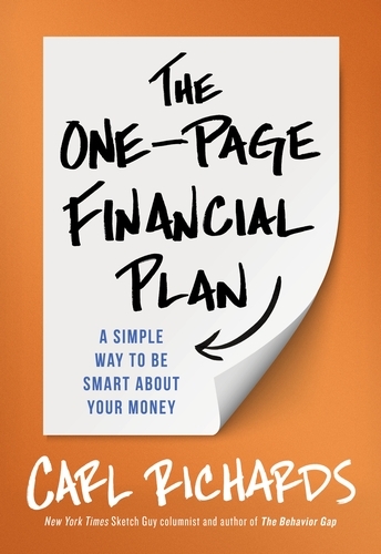 Book cover of The One-Page Financial Plan by Carl Richards