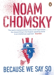 Book cover of Because We Say So by Noam Chomsky