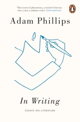 Book cover of In Writing by Adam Phillips