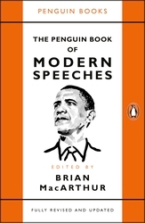 Book cover of The Penguin Book of Modern Speeches by Brian MacArthur