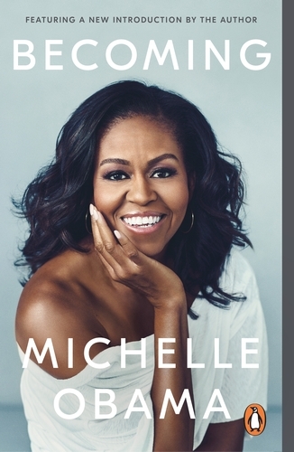 Book cover of Becoming by Michelle Obama