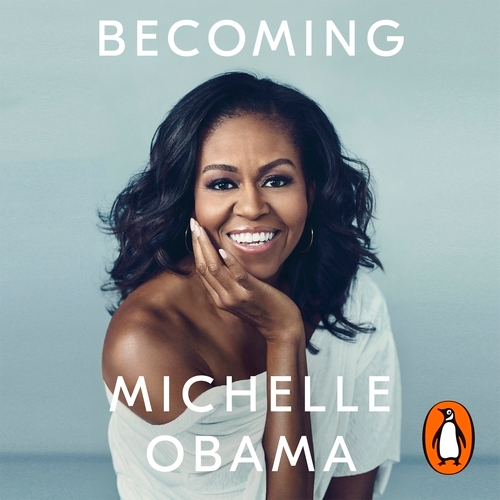 Book cover of Becoming by Michelle Obama