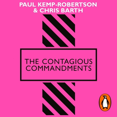 Book cover of The Contagious Commandments by Paul Kemp-Robertson, Chris Barth