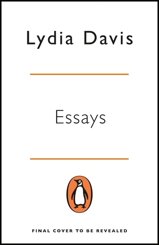 Book cover of Essays by Lydia Davis