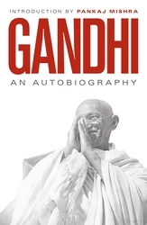 Book cover of An Autobiography by M. K. Gandhi