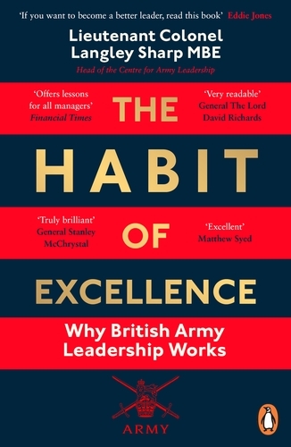 Book cover of The Habit of Excellence by Langley Sharp