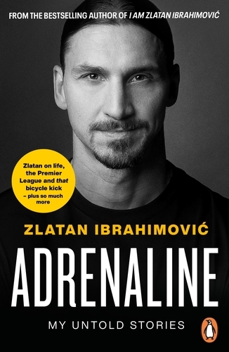 Book cover of Adrenaline by Zlatan Ibrahimovic