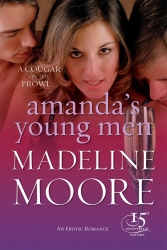 Book cover of Amanda's Young Men by Madeline Moore