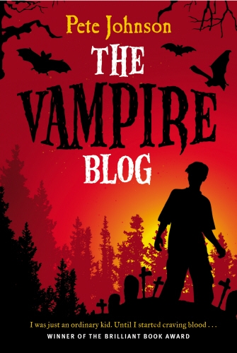 Book cover of The Vampire Blog by Pete Johnson