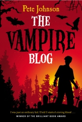 Book cover of The Vampire Blog by Pete Johnson