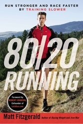Book cover of 80/20 Running by Matt Fitzgerald