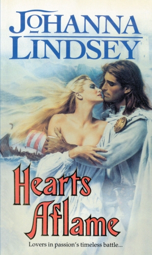 Book cover of Hearts Aflame by Johanna Lindsey