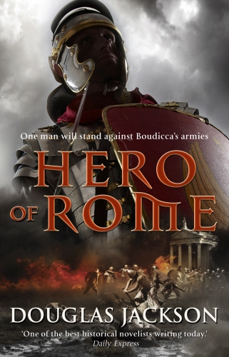 Book cover of #1 - Hero of Rome (Gaius Valerius Verrens 1) by Douglas Jackson