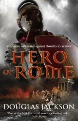 Book cover of Hero of Rome (Gaius Valerius Verrens 1) by Douglas Jackson