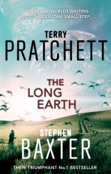 Book cover of The Long Earth by Terry Pratchett, Stephen Baxter