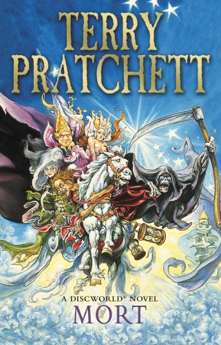 Book cover of Mort by Terry Pratchett