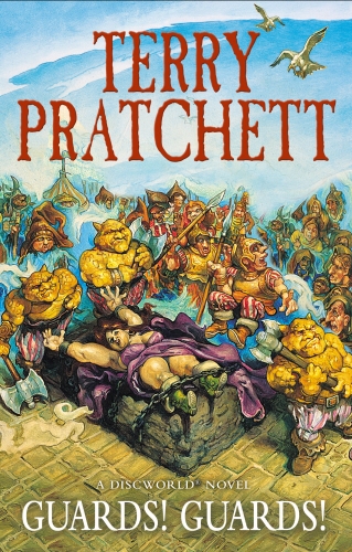 Book cover of Guards! Guards! by Terry Pratchett