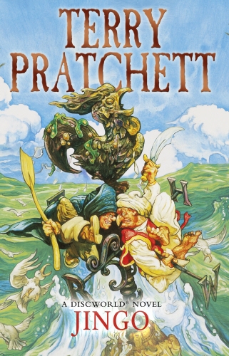 Book cover of Jingo by Terry Pratchett
