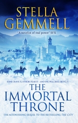 Book cover of The Immortal Throne by Stella Gemmell