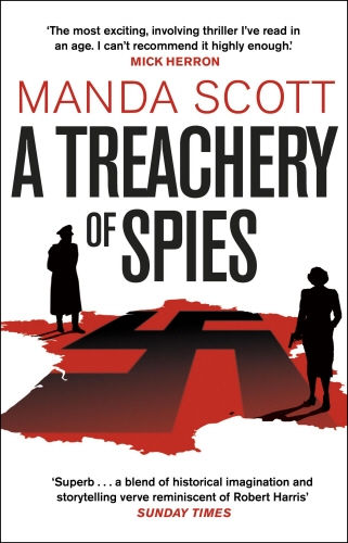 Book cover of A Treachery of Spies by Manda Scott