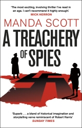 Book cover of A Treachery of Spies by Manda Scott