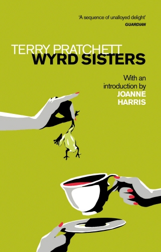 Book cover of Wyrd Sisters by Terry Pratchett