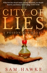 Book cover of City of Lies by Sam Hawke