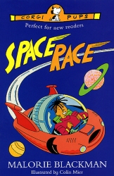 Book cover of Space Race by Malorie Blackman