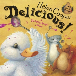 Book cover of Delicious! by Helen Cooper