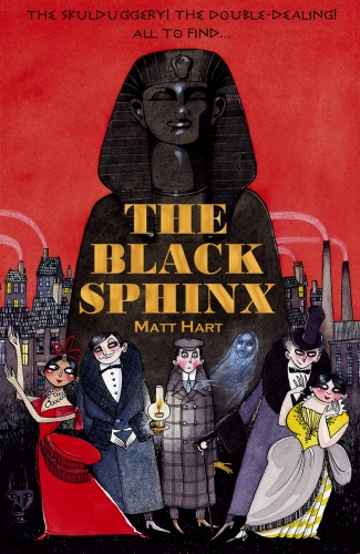 Book cover of The Black Sphinx by Matt Hart