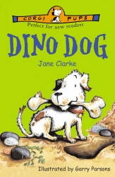Book cover of Dino Dog by Jane Clarke