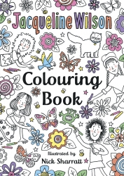Book cover of The Jacqueline Wilson Colouring Book by Jacqueline Wilson
