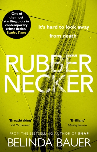 Book cover of Rubbernecker by Belinda Bauer
