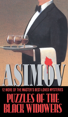 Book cover of Puzzles Of The Black Widowers by Isaac Asimov