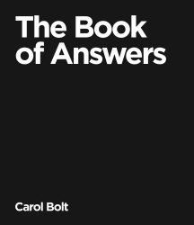 Book cover of The Book Of Answers by Carol Bolt