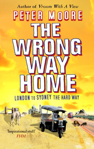 Book cover of The Wrong Way Home by Peter Moore