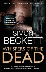 Book cover of Whispers of the Dead by Simon Beckett