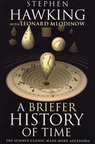 Book cover of A Briefer History of Time by Stephen Hawking, Leonard Mlodinow