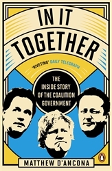 Book cover of In It Together by Matthew d'Ancona