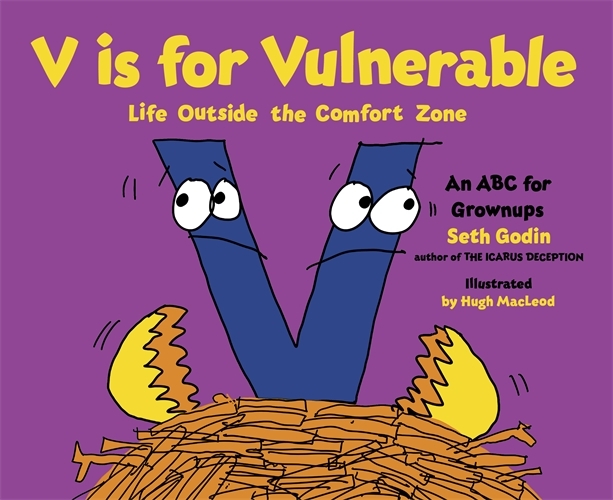 Book cover of V is for Vulnerable by Seth Godin