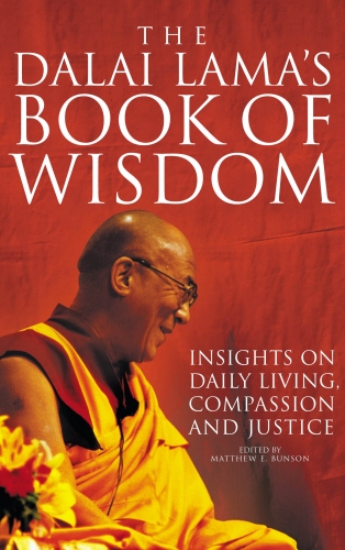 Book cover of The Dalai Lama's Book of Wisdom by Matthew Bunson